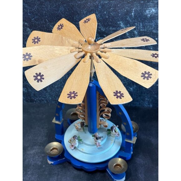 Vintage Richard Glasser Angel Musician Orchestra 1605 Pyramid 2 missing angels - Picture 12 of 14